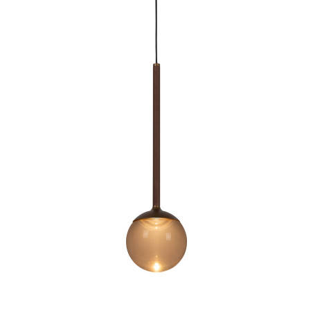 Lucide CALINA - Suspension - Ø 9,9 cm - LED Dim. - CCT - 1x7W 2200K/3300K - Avec module LED remplaçable - Café - Premium