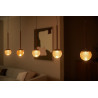 Lucide CALINA - Suspension - LED Dim. - CCT - 5x8,2W 2200K/3300K - Avec module LED remplaçable - Café - Premium