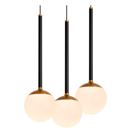 Lucide CALINA - Suspension - Ø 69,9 cm - LED Dim. - CCT - 12x7W 2200K/3300K - Avec module LED remplaçable - Noir - Premium