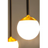 Lucide CALINA - Suspension - LED Dim. - CCT - 12x7W 2200K/3300K - Avec module LED remplaçable - Noir - Premium