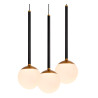 Lucide CALINA - Suspension - LED Dim. - CCT - 12x7W 2200K/3300K - Avec module LED remplaçable - Noir - Premium