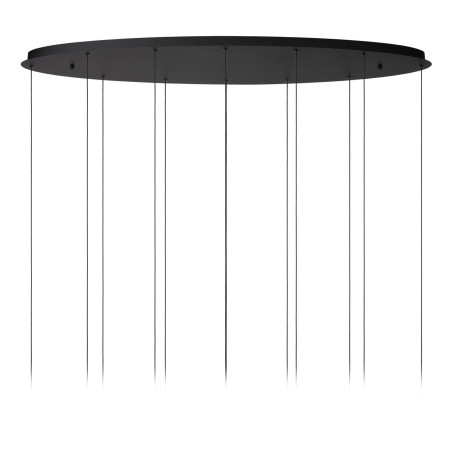 Lucide CALINA - Suspension - LED Dim. - CCT - 12x7W 2200K/3300K - Avec module LED remplaçable - Noir - Premium