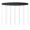 Lucide CALINA - Suspension - LED Dim. - CCT - 12x7W 2200K/3300K - Avec module LED remplaçable - Noir - Premium