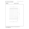 Lucide CALINA - Suspension - LED Dim. - CCT - 12x7W 2200K/3300K - Avec module LED remplaçable - Noir - Premium