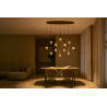 Lucide CALINA - Suspension - LED Dim. - CCT - 12x7W 2200K/3300K - Avec module LED remplaçable - Café - Premium