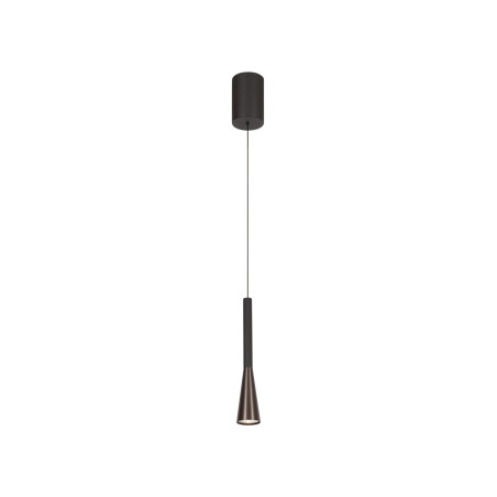 Lucide JOAKIM - Suspension - Ø 7,7 cm - LED Dim. - CCT - 1x7W 2700K/4000K - Avec module LED remplaçable - Café - Premium