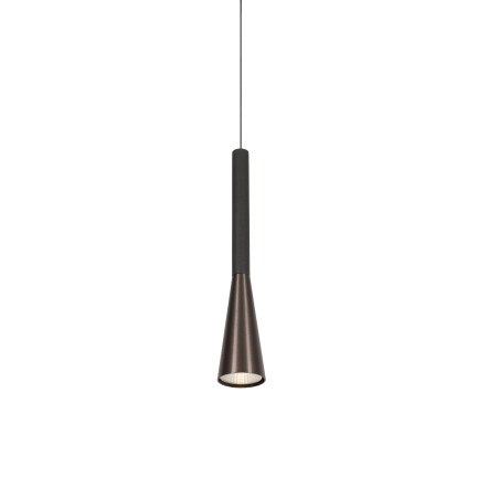 Lucide JOAKIM - Suspension - Ø 7,7 cm - LED Dim. - CCT - 1x7W 2700K/4000K - Avec module LED remplaçable - Café - Premium