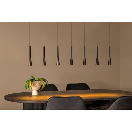 Lucide JOAKIM - Suspension - LED Dim. - CCT - 7x6,2W 2700K/4000K - Avec module LED remplaçable - Café - Premium
