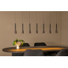 Lucide JOAKIM - Suspension - LED Dim. - CCT - 7x6,2W 2700K/4000K - Avec module LED remplaçable - Café - Premium