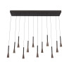 Lucide JOAKIM - Suspension - LED Dim. - CCT - 12x7W 2700K/4000K - Avec module LED remplaçable - Café - Premium