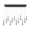 Lucide JOAKIM - Suspension - LED Dim. - CCT - 12x7W 2700K/4000K - Avec module LED remplaçable - Café - Premium