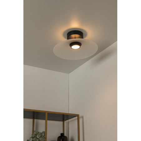 Lucide MENGA - Plafonnier - Ø 40 cm - LED Dim. - 1x11W 2700K - Opalin - Premium