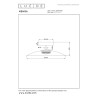 Lucide MENGA - Plafonnier - Ø 40 cm - LED Dim. - 1x11W 2700K - Opalin - Premium