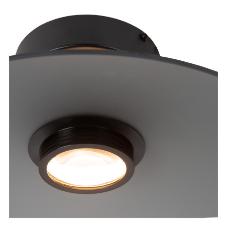Lucide MENGA - Plafonnier - Ø 40 cm - LED Dim. - 1x11W 2700K - Fumé - Premium