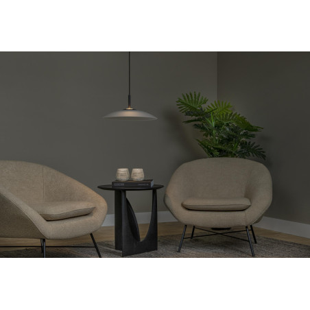 Lucide MENGA - Suspension - Ø 40 cm - LED Dim. - 1x11W 2700K - Opalin - Premium