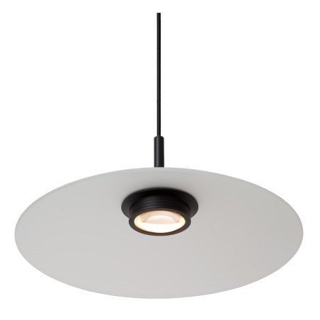 Lucide MENGA - Suspension - Ø 40 cm - LED Dim. - 1x11W 2700K - Opalin - Premium