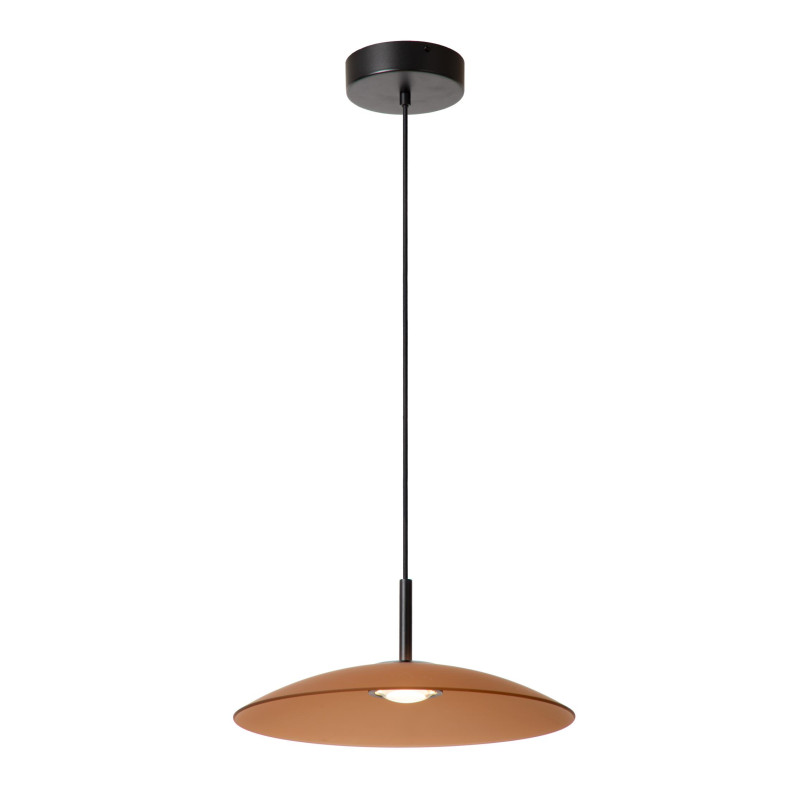 Lucide MENGA - Suspension - Ø 40 cm - LED Dim. - 1x11W 2700K - Ambre - Premium