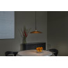 Lucide MENGA - Suspension - Ø 40 cm - LED Dim. - 1x11W 2700K - Ambre - Premium