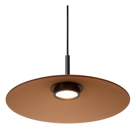 Lucide MENGA - Suspension - Ø 40 cm - LED Dim. - 1x11W 2700K - Ambre - Premium