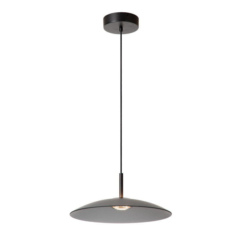 Lucide MENGA - Suspension - Ø 40 cm - LED Dim. - 1x11W 2700K - Fumé - Premium