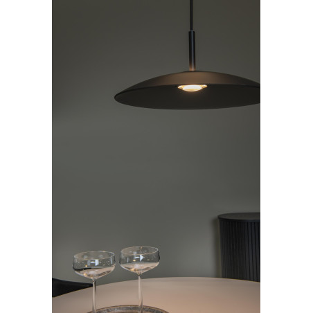 Lucide MENGA - Suspension - Ø 40 cm - LED Dim. - 1x11W 2700K - Fumé - Premium