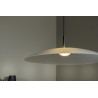 Lucide MENGA - Suspension - Ø 60 cm - LED Dim. - 1x18,6W 2700K - Opalin - Premium