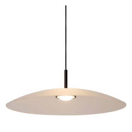 Lucide MENGA - Suspension - Ø 60 cm - LED Dim. - 1x18,6W 2700K - Opalin - Premium
