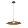 Lucide MENGA - Suspension - Ø 60 cm - LED Dim. - 1x18,6W 2700K - Ambre - Premium