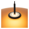 Lucide MENGA - Suspension - Ø 60 cm - LED Dim. - 1x18,6W 2700K - Ambre - Premium