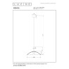 Lucide MENGA - Suspension - Ø 60 cm - LED Dim. - 1x18,6W 2700K - Fumé - Premium
