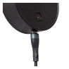 Lucide ASJA - Spot mural / Applique mural Rechargeable - Batterie/Piles - LED 3 StepDim - 1x3W 2700K - Noir - Premium