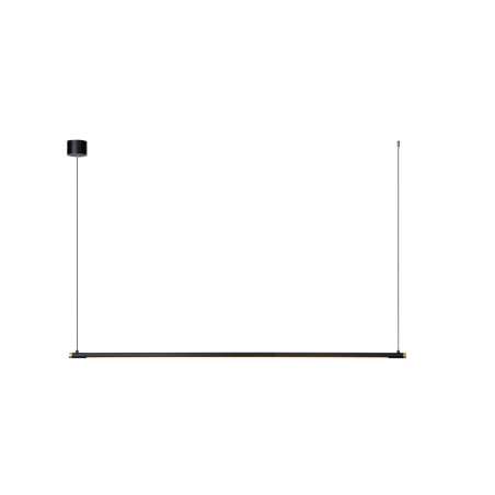 Lucide MARNIK - Suspension - Ø 2,5 cm - LED Dim. - CCT - 1x22W 2700K/4000K - Détecteur à balayage manuel - Noir - Premium
