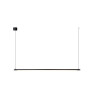 Lucide MARNIK - Suspension - Ø 2,5 cm - LED Dim. - CCT - 1x22W 2700K/4000K - Détecteur à balayage manuel - Noir - Premium