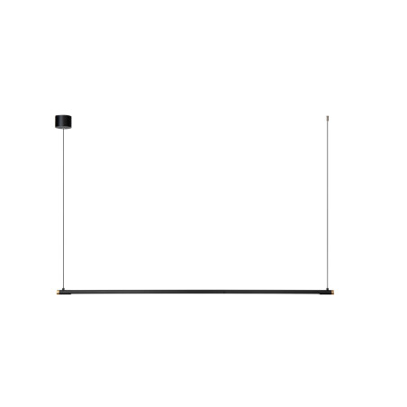 Lucide MARNIK - Suspension - Ø 2,5 cm - LED Dim. - CCT - 1x22W 2700K/4000K - Détecteur à balayage manuel - Noir - Premium