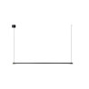 Lucide MARNIK - Suspension - Ø 2,5 cm - LED Dim. - CCT - 1x22W 2700K/4000K - Détecteur à balayage manuel - Noir - Premium