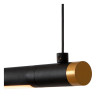 Lucide MARNIK - Suspension - Ø 2,5 cm - LED Dim. - CCT - 1x22W 2700K/4000K - Détecteur à balayage manuel - Noir - Premium