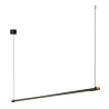 Lucide MARNIK - Suspension - Ø 2,5 cm - LED Dim. - CCT - 1x22W 2700K/4000K - Détecteur à balayage manuel - Noir - Premium