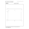 Lucide MARNIK - Suspension - Ø 2,5 cm - LED Dim. - CCT - 1x22W 2700K/4000K - Détecteur à balayage manuel - Noir - Premium