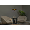 Lucide KENNETH - Suspension - Ø 40 cm - LED Dim. - 1x12W 2700K - Noir - Premium