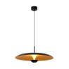 Lucide KENNETH - Suspension - Ø 60 cm - LED Dim. - 1x16W 2700K - Noir - Premium