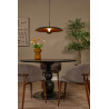 Lucide KENNETH - Suspension - Ø 60 cm - LED Dim. - 1x16W 2700K - Noir - Premium