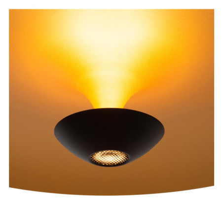 Lucide KENNETH - Suspension - Ø 60 cm - LED Dim. - 1x16W 2700K - Noir - Premium