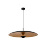 Lucide KENNETH - Suspension - Ø 80 cm - LED Dim. - 1x22W 2700K - Noir - Premium