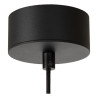 Lucide KENNETH - Suspension - Ø 80 cm - LED Dim. - 1x22W 2700K - Noir - Premium