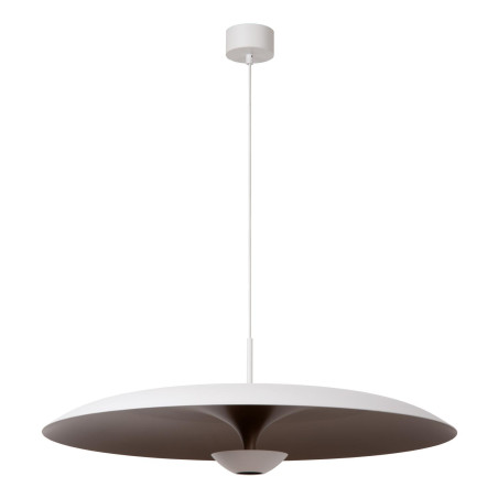 Lucide KENNETH - Suspension - Ø 80 cm - LED Dim. - 1x22W 2700K - Blanc - Premium