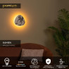 Lucide KAMIEN - Applique murale - LED - 1x11W 2700K - Blanc - Premium