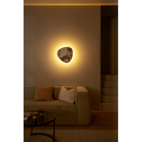 Lucide KAMIEN - Applique murale - LED Dim. - CCT - 1x12W 2200K/3000K - Blanc - Premium