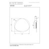 Lucide KAMIEN - Applique murale - LED Dim. - CCT - 1x12W 2200K/3000K - Blanc - Premium