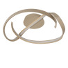 Lucide MENUET - Plafonnier - Ø 60 cm - LED Dim. - CCT - 1x46W 2200K/3000K - Taupe - Premium