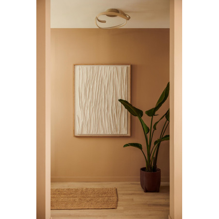 Lucide MENUET - Plafonnier - Ø 60 cm - LED Dim. - CCT - 1x46W 2200K/3000K - Taupe - Premium